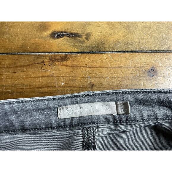 Athleta Jeans Womens Size 6 Stretch Gray 5-Pocket Skinny Fit - Picture 4 of 10